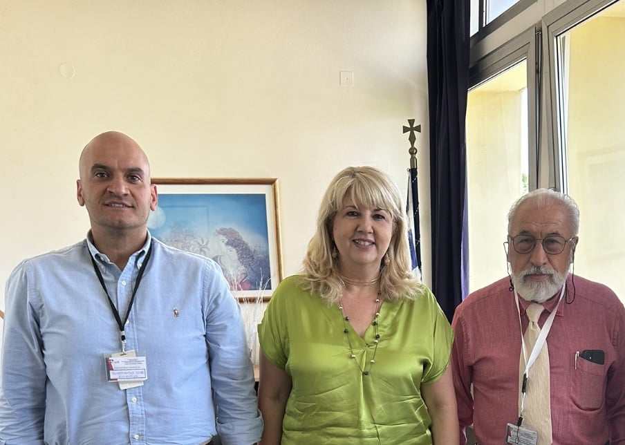 Πάντα δίπλα στη διοίκηση και το προσωπικό του νοσοκομείου «Αγιος Ανδρέας»
